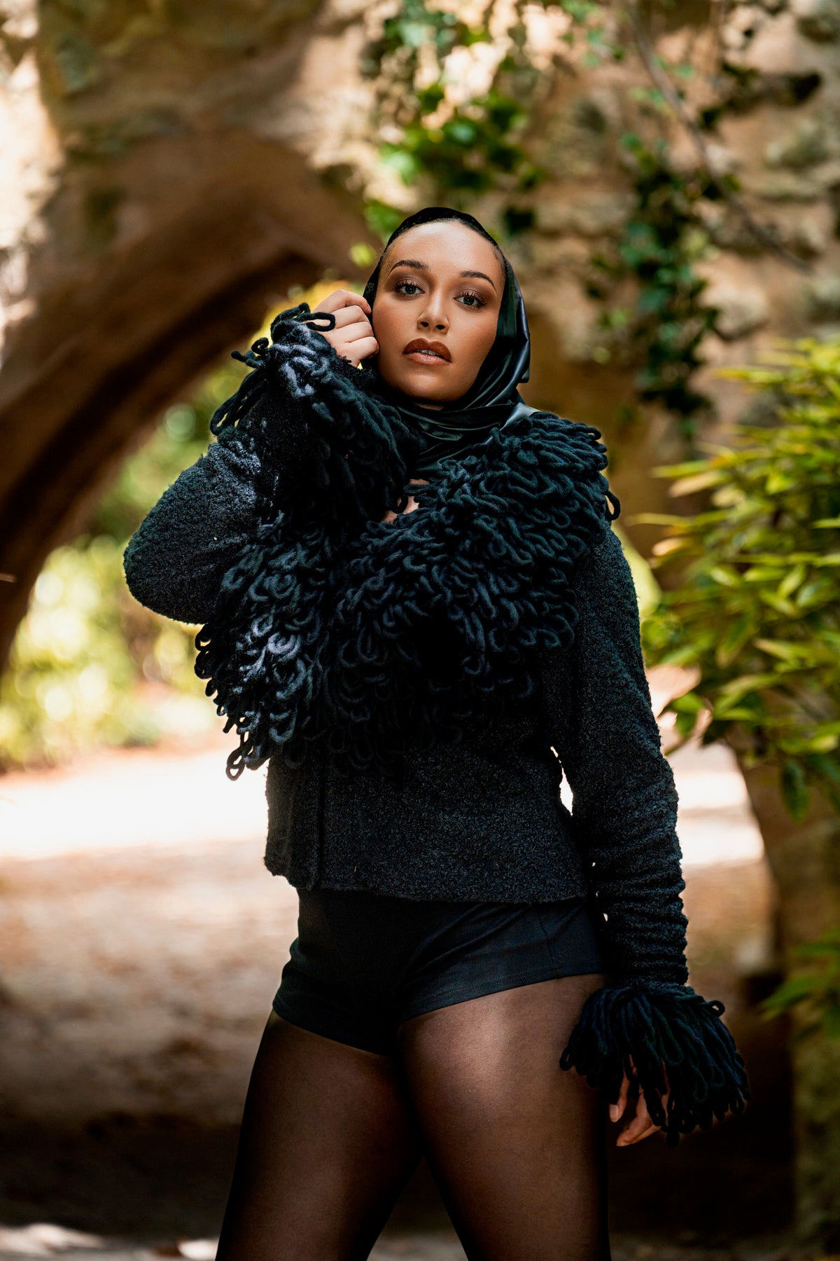 Cardigan court IFAHE noir 