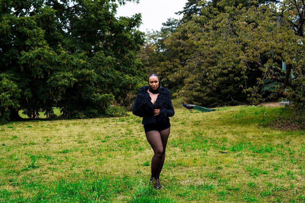 Cardigan court IFAHE noir 